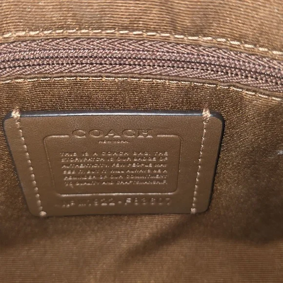 Coach Tan and Brown Satchel - Picture 8 of 8